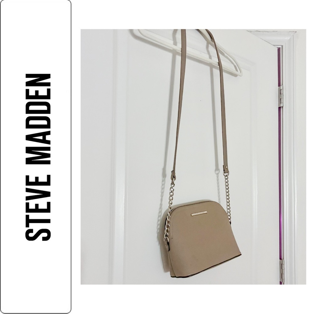 Steve Madden Tan Crossbody Bag Sleek Design Versatile